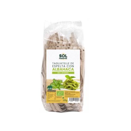 Tagliatelle de Espelta con albahaca Bio Sol Natural