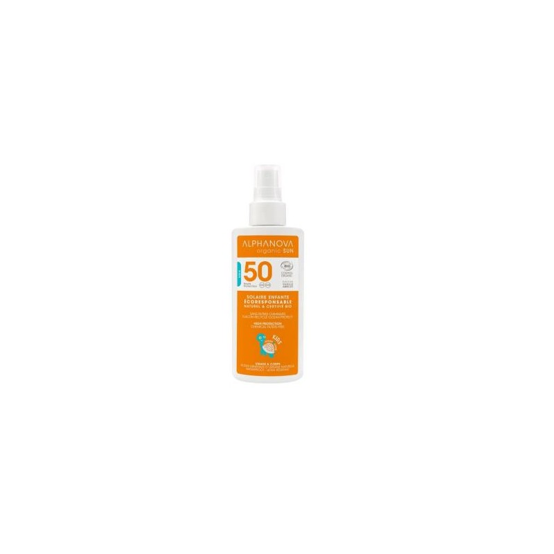 Solar SPF 50 kids spray Bio Alphanova