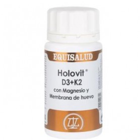Holovit D3 y K2 con magnesio y membrana huevo Equisalud
