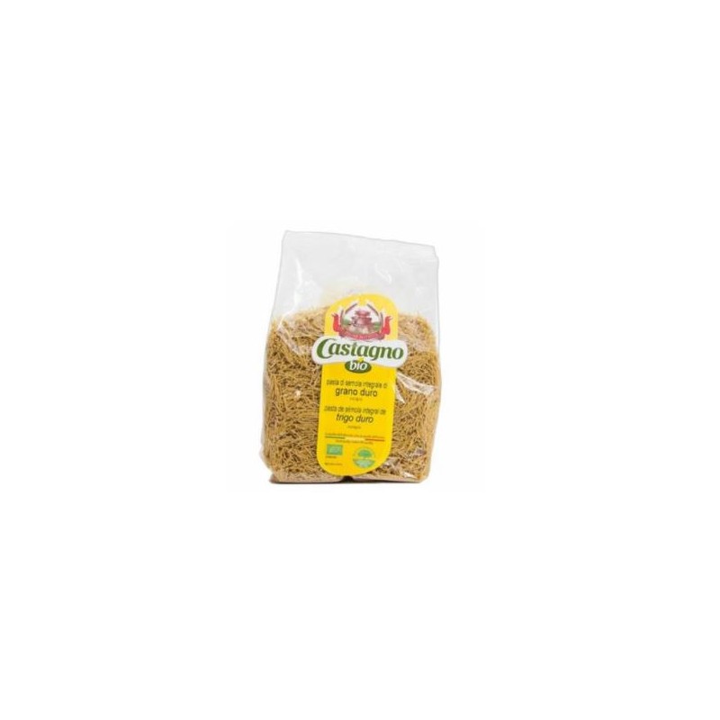 Fideos Finos de Trigo integral Eco Castagno