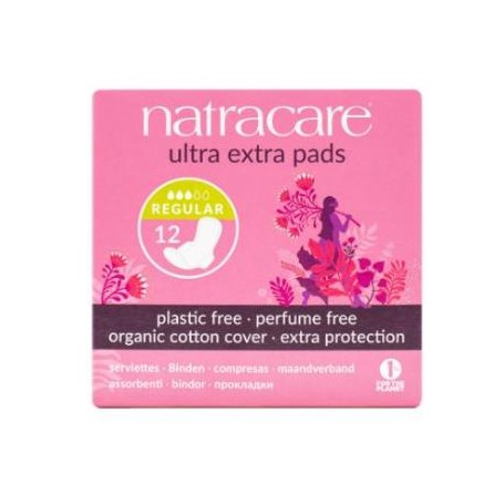 Compresa Normal con alas Ultra Extra Natracare