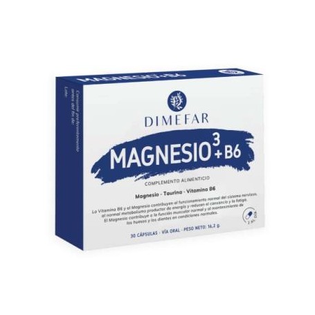 Magnesio 3 y B6 Dimefar