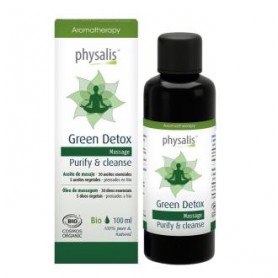 Green Detox purifica y limpia aceite masaje Physalis