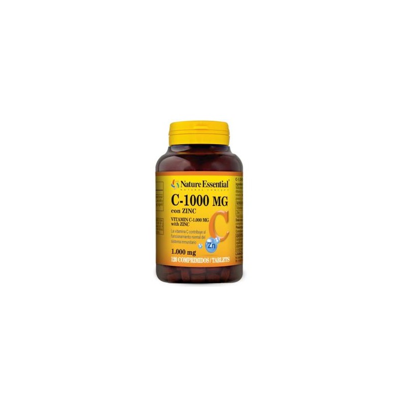 Vitamina C 1000 mg y zinc Nature Essential