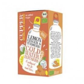 Limon, Jengibre y Curcuma infusion fria Bio Cupper