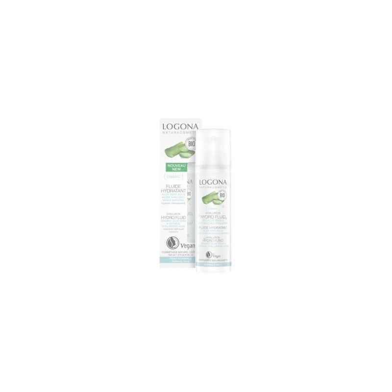 Fluido Hidratante aloe y acido hialuronico Logona