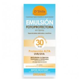 Emulsion Fotoprotectora spray FPS 30 D'shila