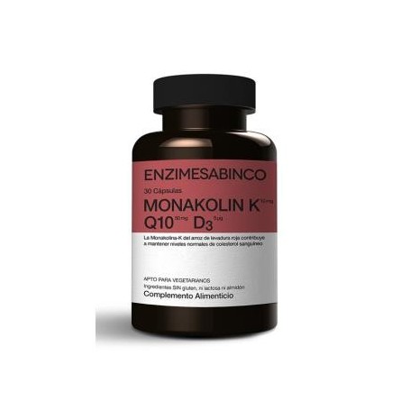 Monakolina + Q10 + D3 Enzime - Sabinco