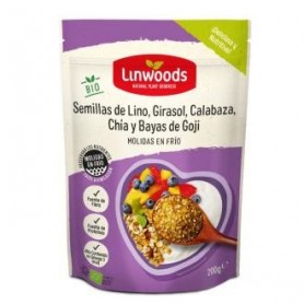 Semillas de Lino, Calabaza, Girasol, Chia y Goji Linwoods