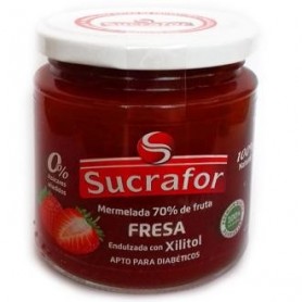 Mermelada de Fresa 70% fruta 0% azucar Sucrafor