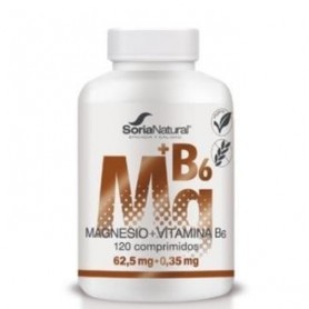 Magnesio con Vitamina B6 liberacion sostenida Soria Natural