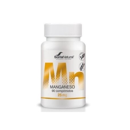 Manganeso liberacion sostenida 600 mg Soria Natural