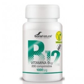 Vitamina B12 liberacion sostenida 250 mg Vegan Soria Natural