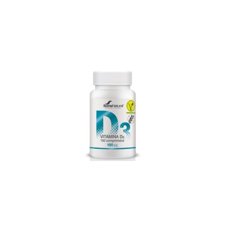 Vitamina D3 liberacion sostenida 250 mg Vegan Soria Natural