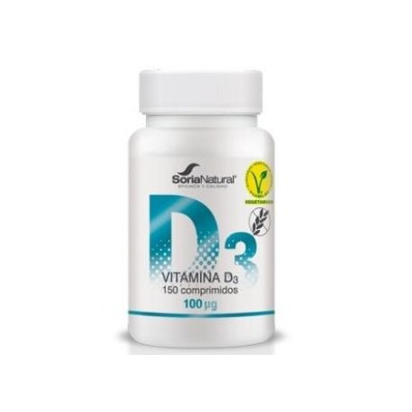 Vitamina D3 liberacion sostenida 250 mg Vegan Soria Natural
