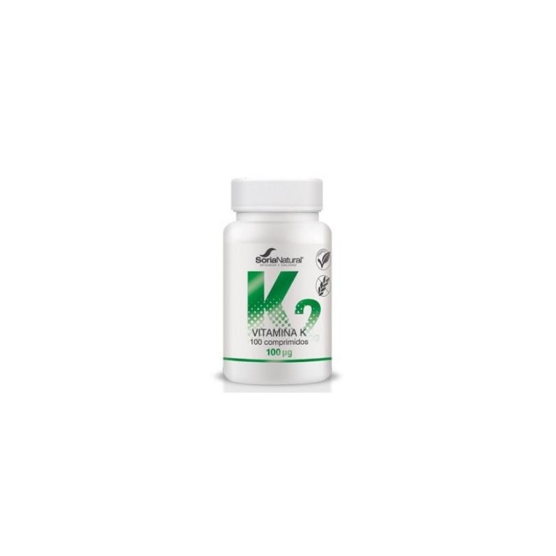 Vitamina K liberacion sostenida 250 mg Soria Natural