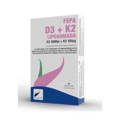 Fepa Vitamina D3 y K2 liposomada