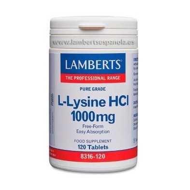 L-Lisina HCl 1000 mg Lamberts