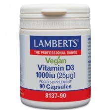 Vitamina D3 1000 ui Vegana Lamberts