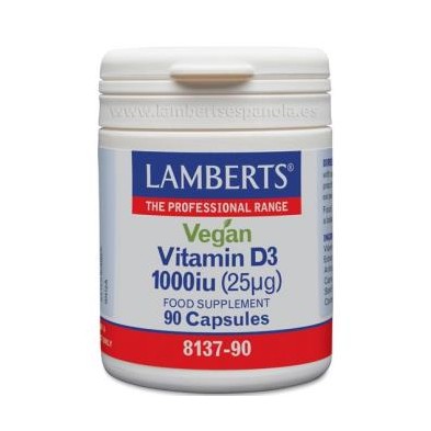 Vitamina D3 1000 ui Vegana Lamberts