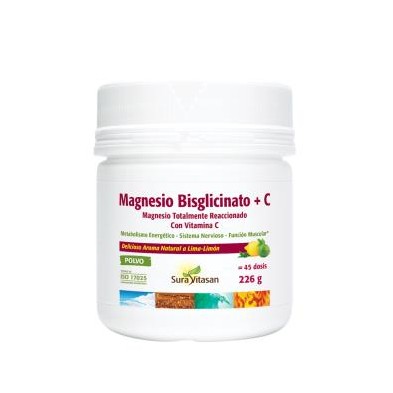 Magnesio Bisglicinato con Vitamina C Polvo Sura Vitasan
