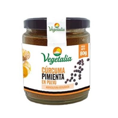 Curcuma con Pimienta en Polvo Bio Vegetalia