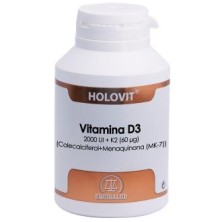 Holovit Vitamina D3 2000 UI, K2 60 mcg y menaquinona Equisalud