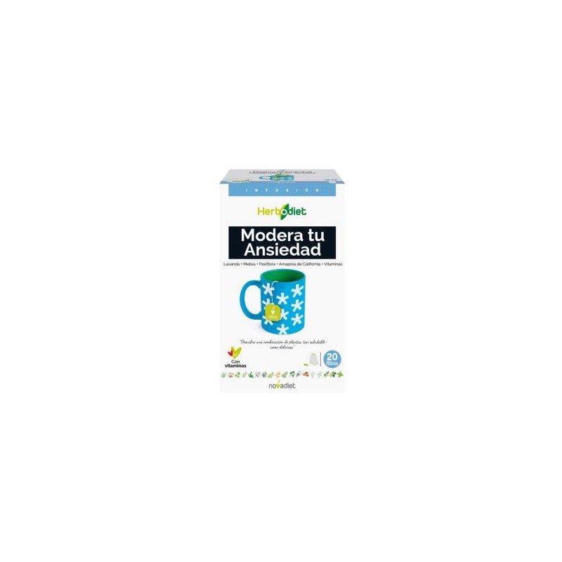 Herbodiet Infusion Modera tu ansiedad Novadiet