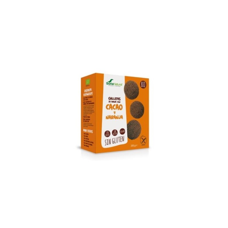 Galletas de Avena con Cacao y Naranja Soria Natural