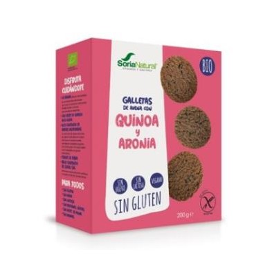 Biscuits à l&#39;avoine, au quinoa et à l&#39;aronia Soria Natural