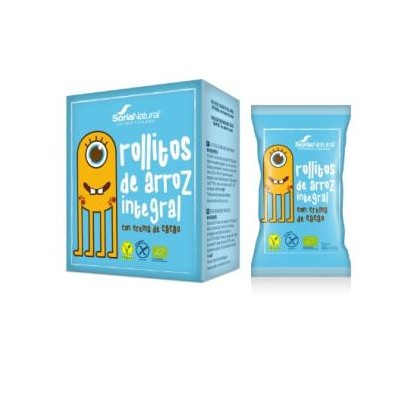 Rollitos Arroz integral con crema de cacao Soria Natural