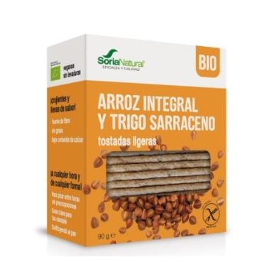 Tostadas de Arroz integral y Trigo Sarraceno Soria Natural
