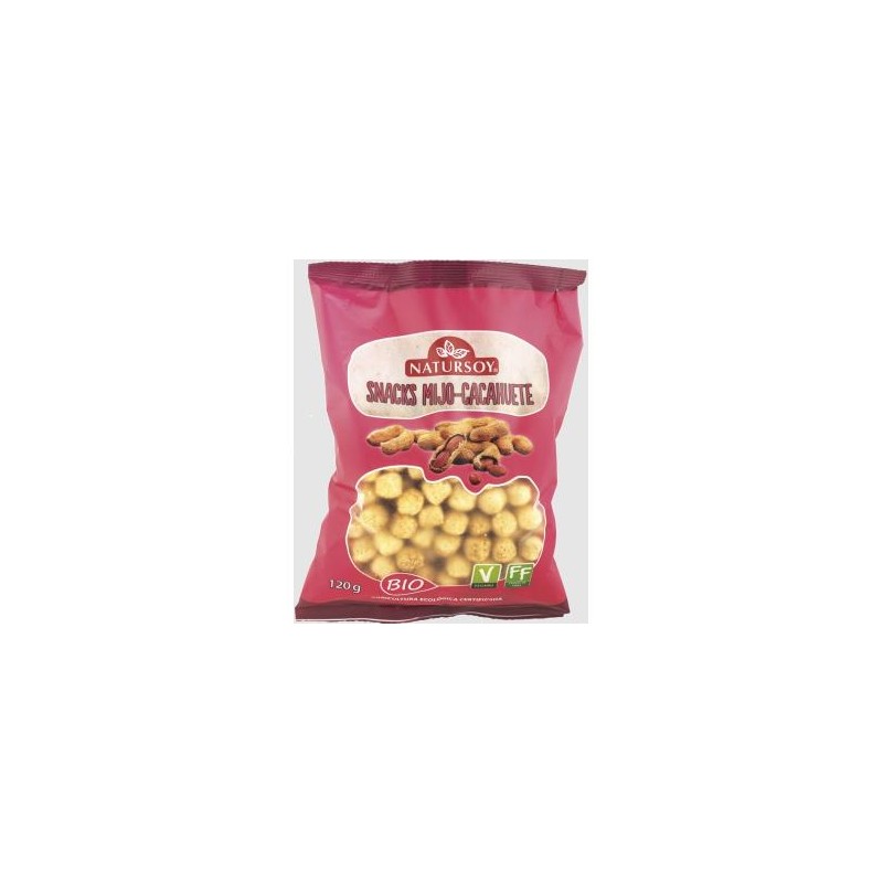 Snacks de Mijo y Cacahuete Bio Natursoy