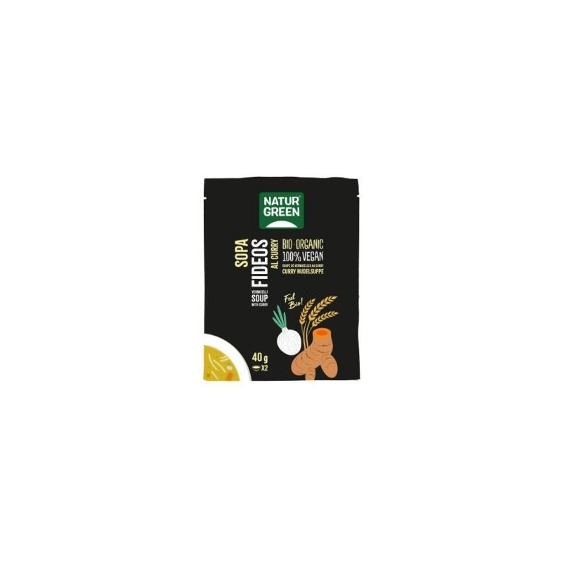 Sopa de Fideos con curry Naturgreen