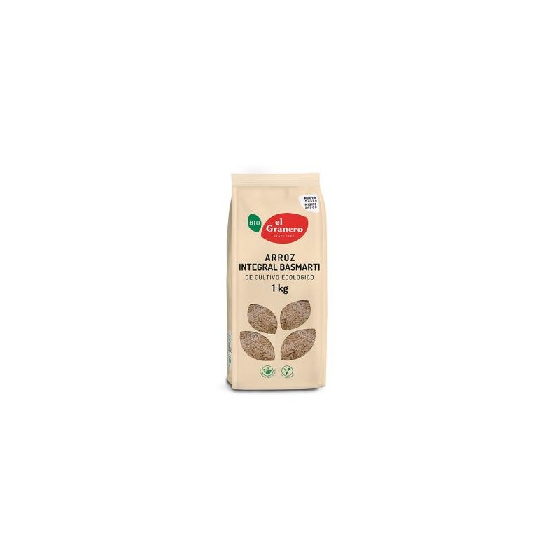 Arroz Basmati integral Bio El Granero
