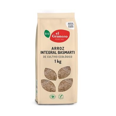 Arroz Basmati integral Bio El Granero