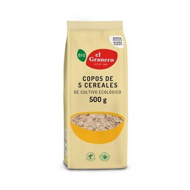 Copos de 5 Cereales Bio El Granero