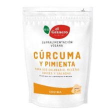 Curcuma y Pimienta Polvo Bio El Granero