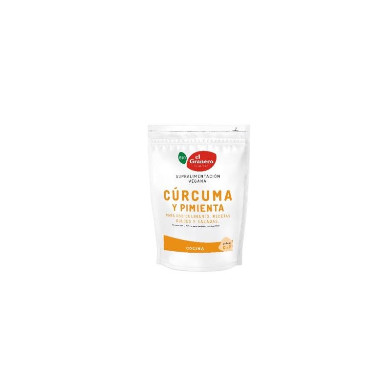 Curcuma y Pimienta Polvo Bio El Granero