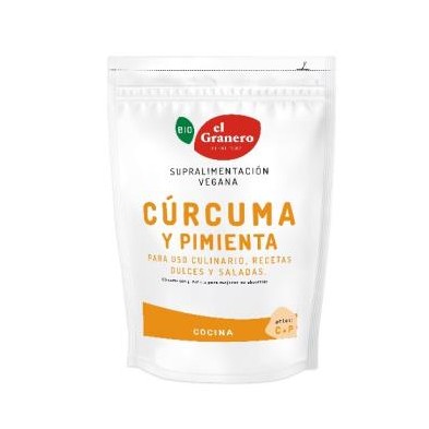 Curcuma y Pimienta Polvo Bio El Granero