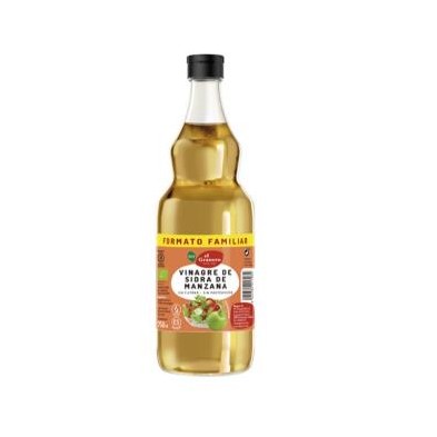 Vinaigre de cidre de pomme biologique non filtré El Granero