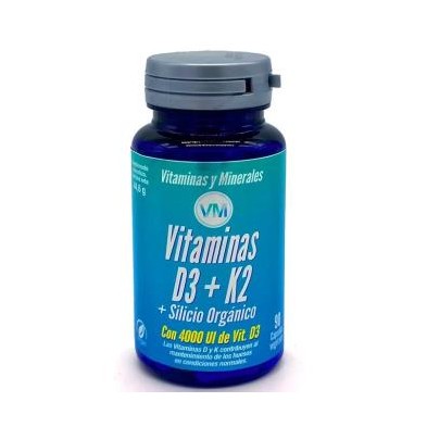Vitamina D3, K2 y Silicio Ynsadiet