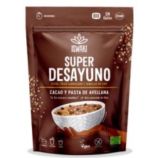 Super Desayuno Cacao y avellanas Bio Vegano sin Gluten Iswari