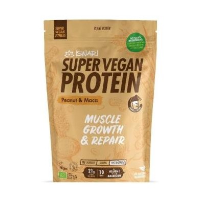 Super Vegan Protein Fitness Cacahuete-maca Iswari