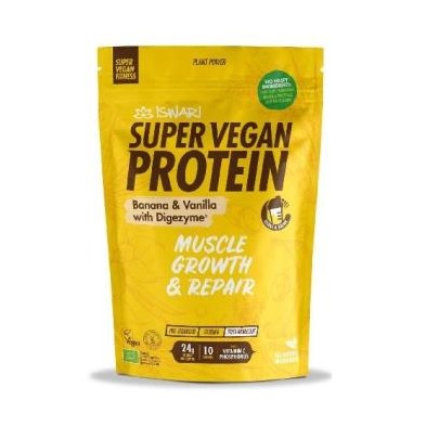 Super Vegan Protein Fitness Platano-vainilla Iswari