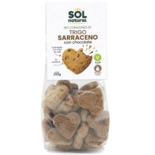 Corazones de Trigo Sarraceno con Chocolate Sol Natural