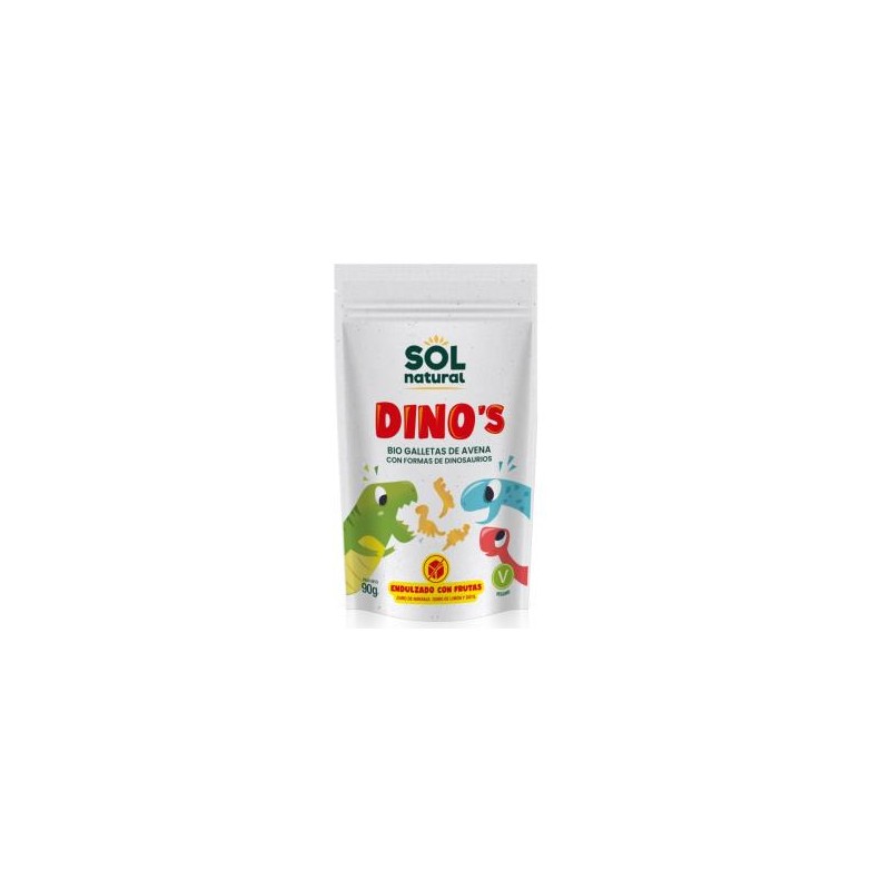 Dinos Galletas de Avena y Fruta Bio Sol Natural