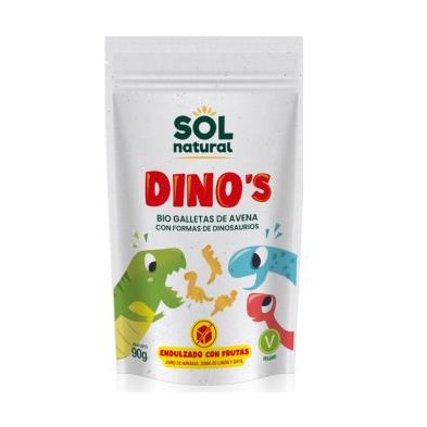 Dinos Galletas de Avena y Fruta Bio Sol Natural