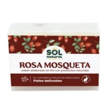 Jabon en Pastilla de rosa mosqueta Sol Natural