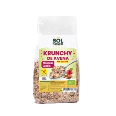 Krunchy de Avena con Manzana y Canela Sol Natural